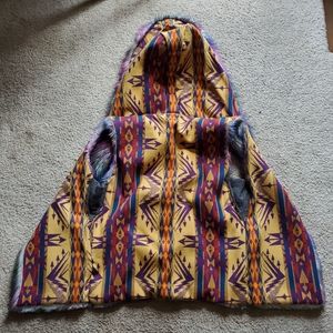 Amazing Pendleton & Dark Unicorn faux fur double-sided vest